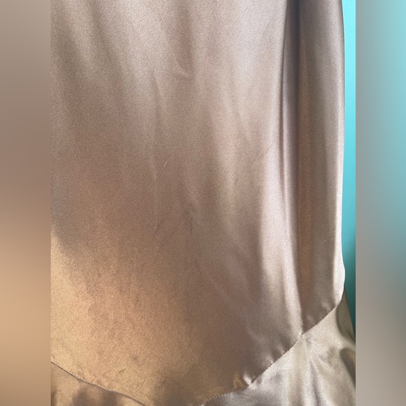 Dave & Johnny By Laura Ryner Brown Beaded Gown - Picture 9 of 12